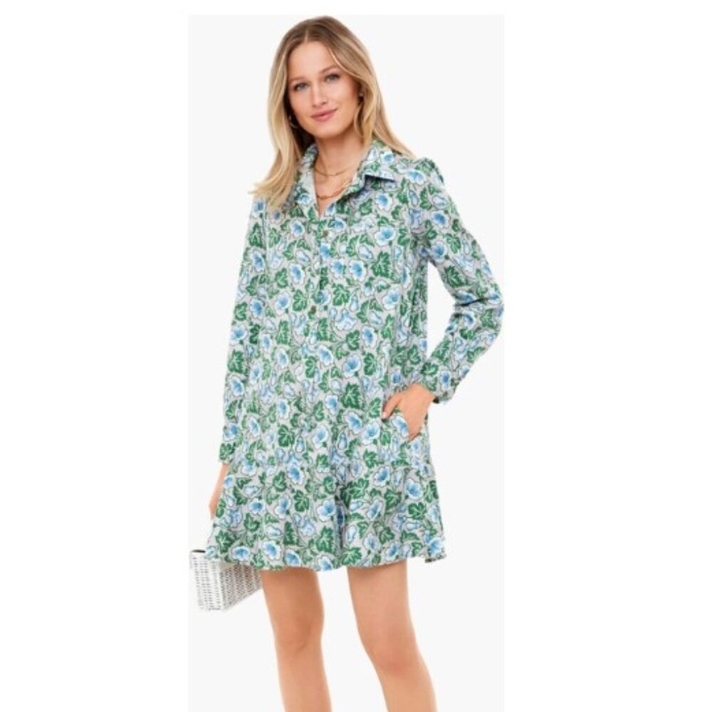Fleur Sauvage Callahan Shirt Dress-XL